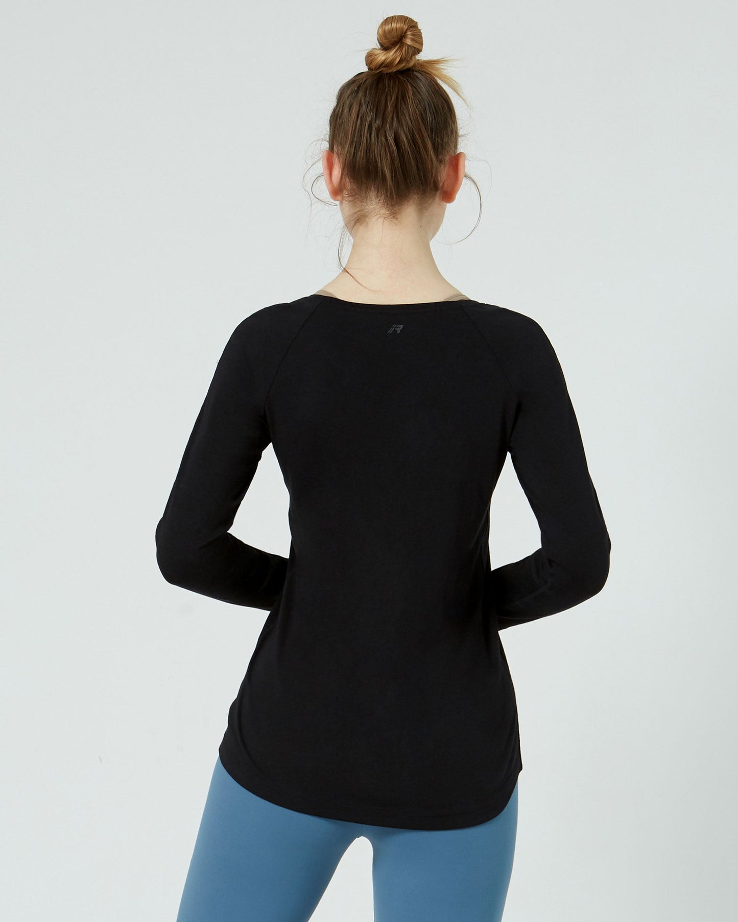 Rebody Essentials Scooped Long Sleeve Top