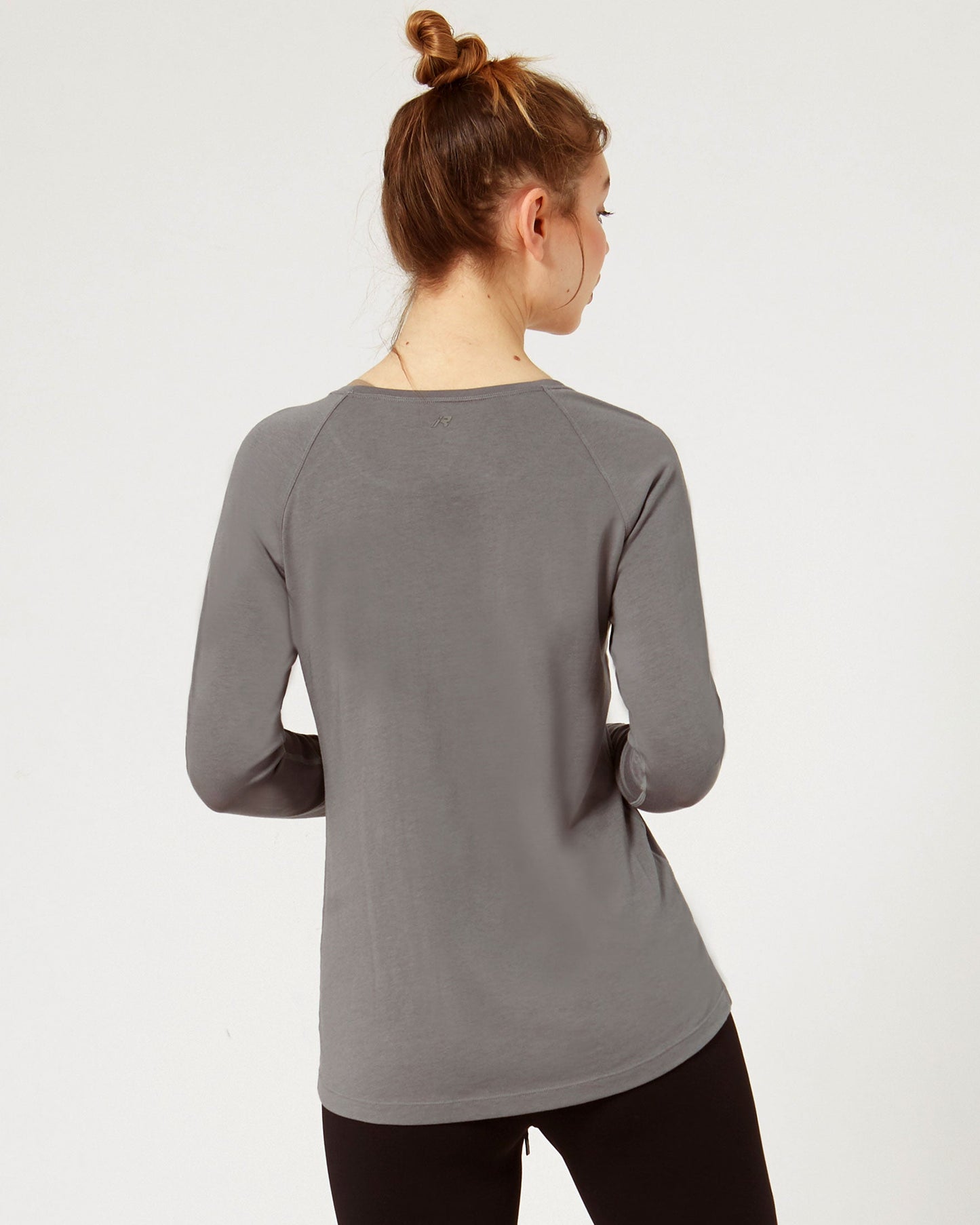 Rebody Essentials Scooped Long Sleeve Top