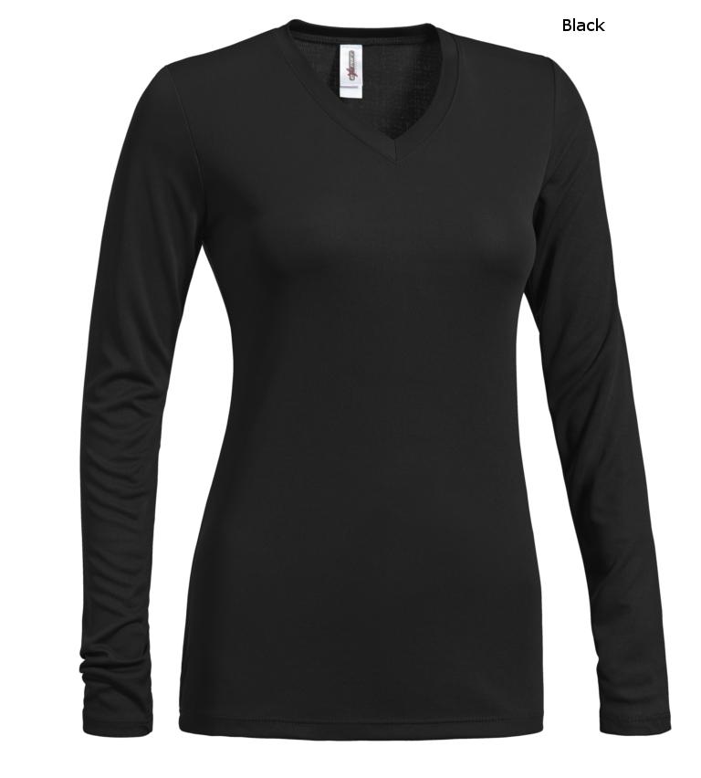 DriMax™ V-Neck Long Sleeve Tech Tee