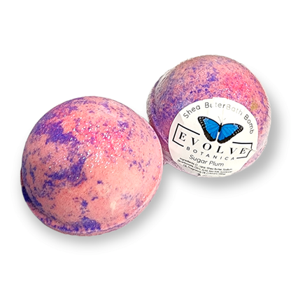 Bath Bomb - Sugar Plum ( Christmas - Holiday )