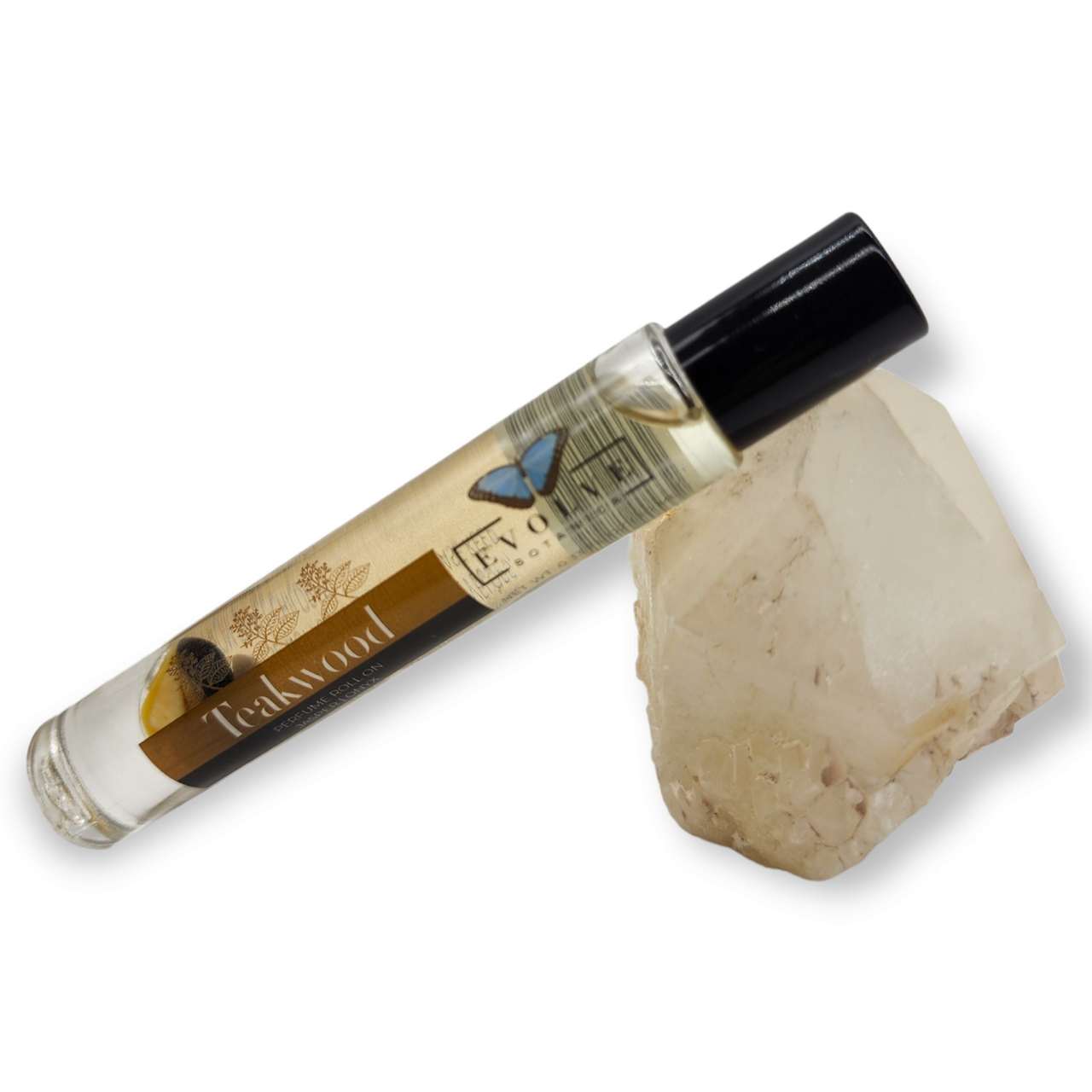 Gemstone Perfume Roll on - Teakwood