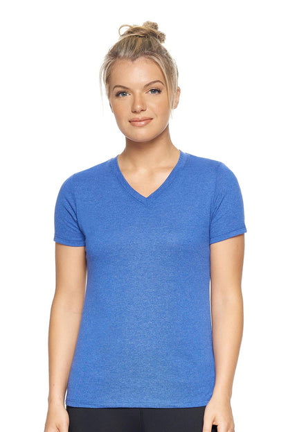 Performance Heather V-Neck Tee