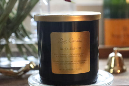 Dojo Leather (Tuscan Leather Dupe) Luxury Candle