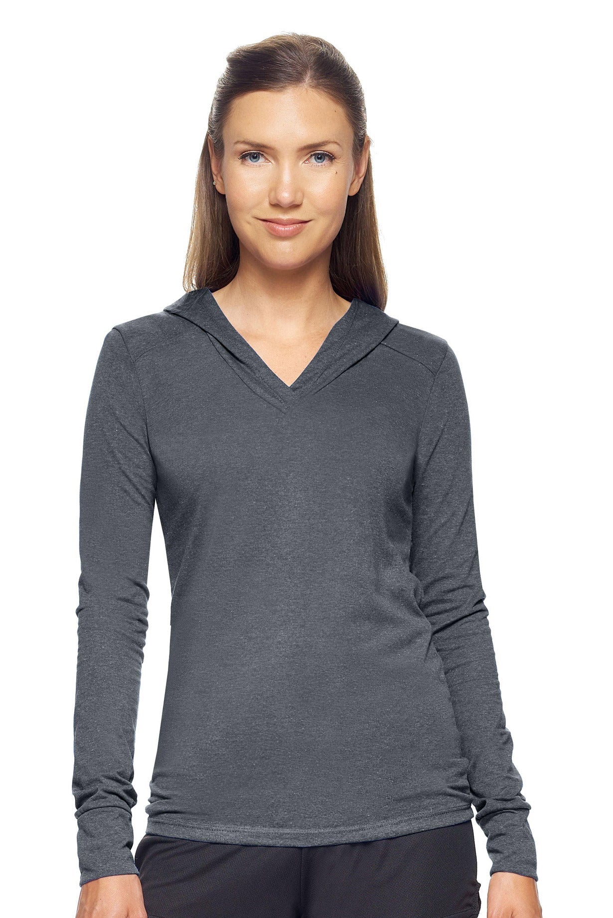 Performance Heather Hoodie Shirt