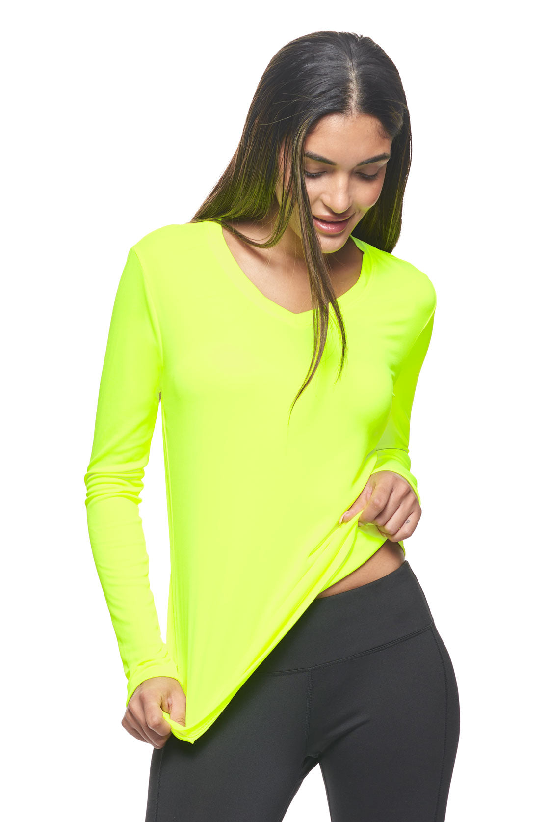 DriMax™ V-Neck Long Sleeve Tech Tee