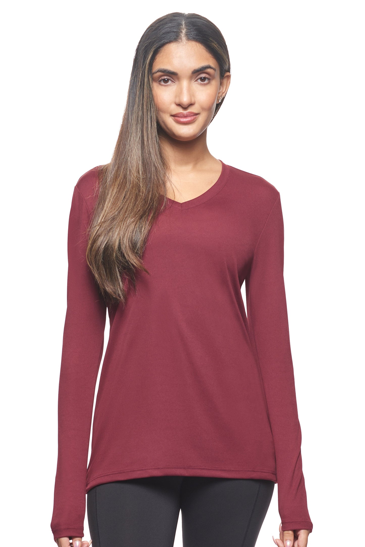 DriMax™ V-Neck Long Sleeve Tech Tee