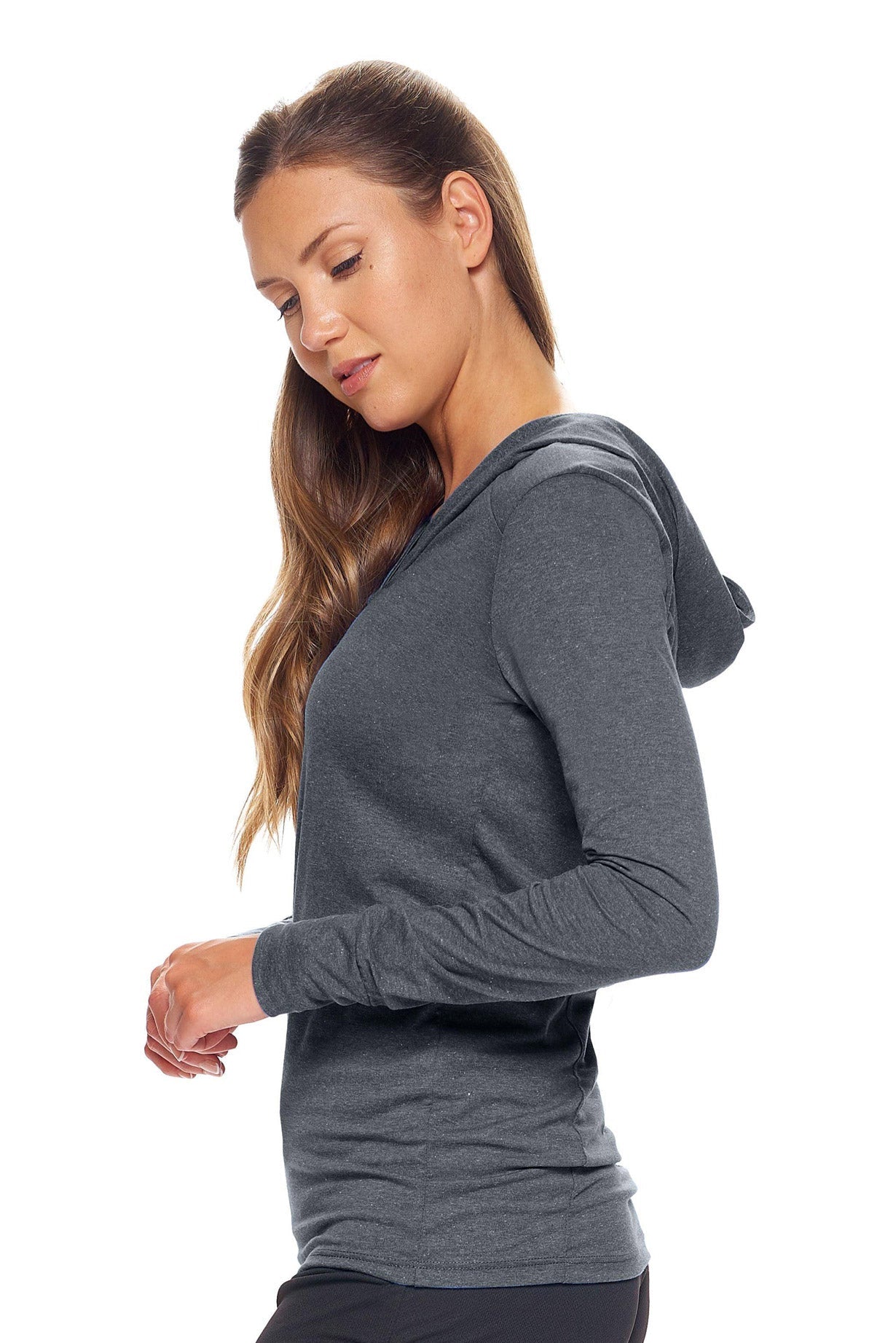 Performance Heather Hoodie Shirt