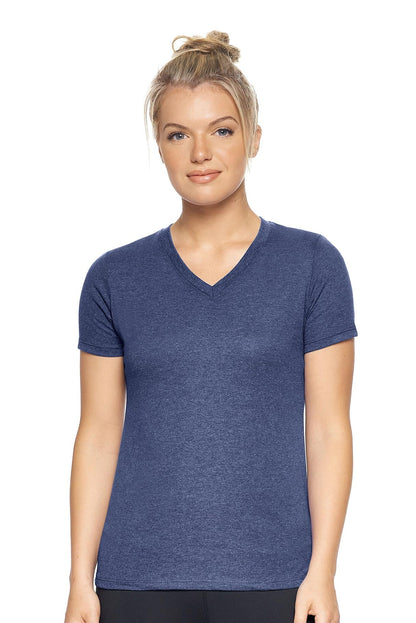 Performance Heather V-Neck Tee