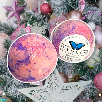 Bath Bomb - Sugar Plum ( Christmas - Holiday )