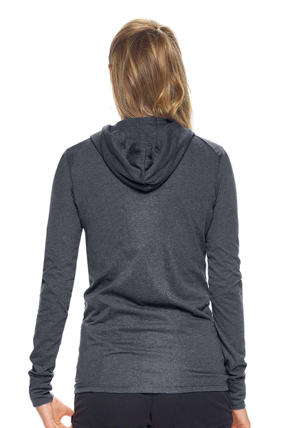 Performance Heather Hoodie Shirt