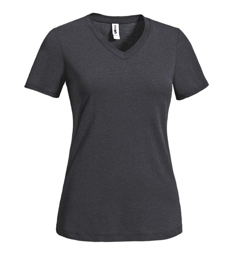 Performance Heather V-Neck Tee