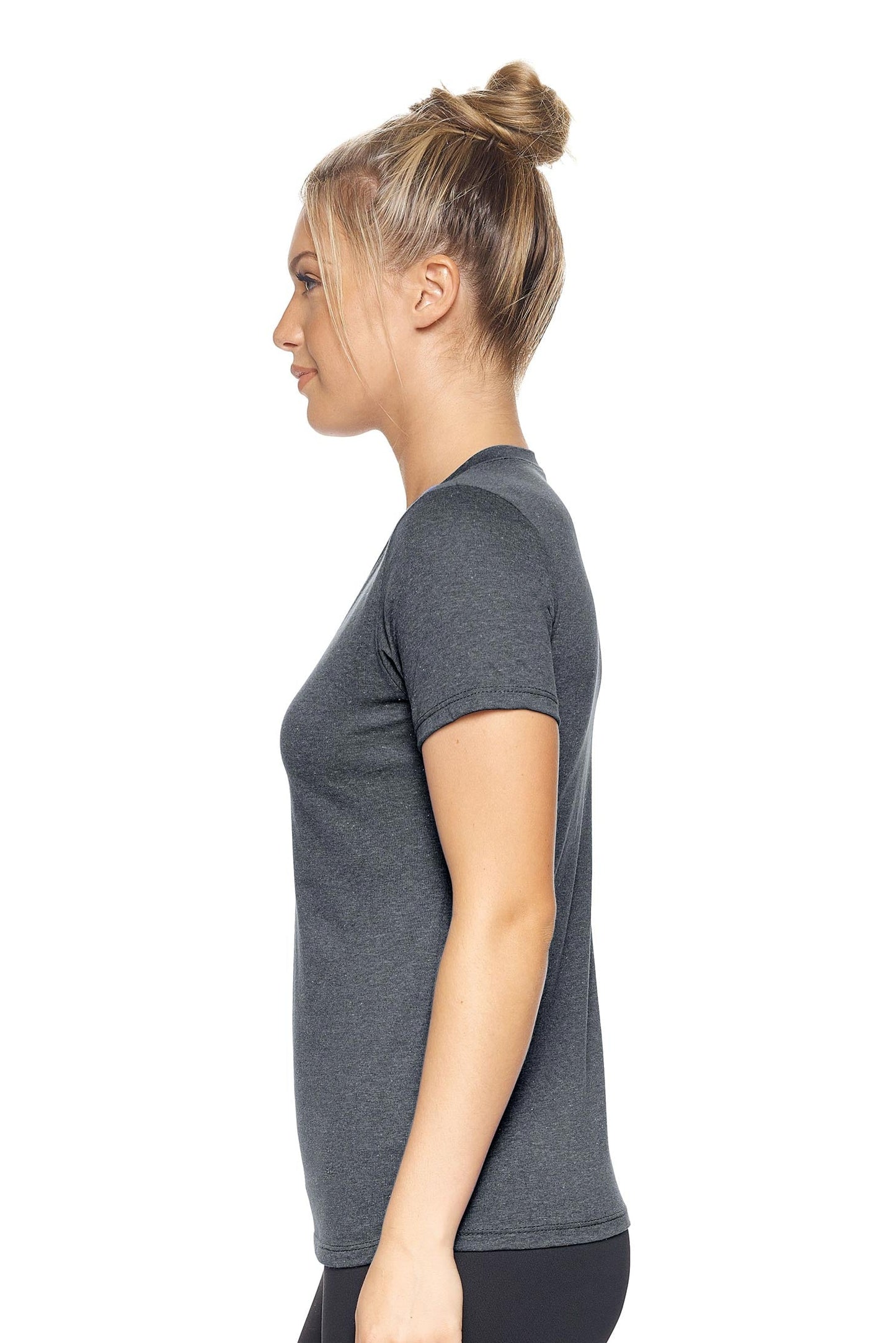 Performance Heather V-Neck Tee