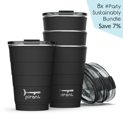 Insulated 16 Oz. Party Tumbler - A Pack of 8 Cups