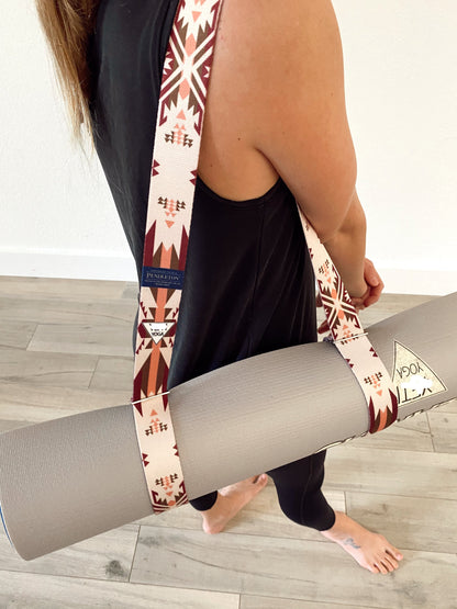 Yoga Carrier / Stretching Strap Pendleton White Sands