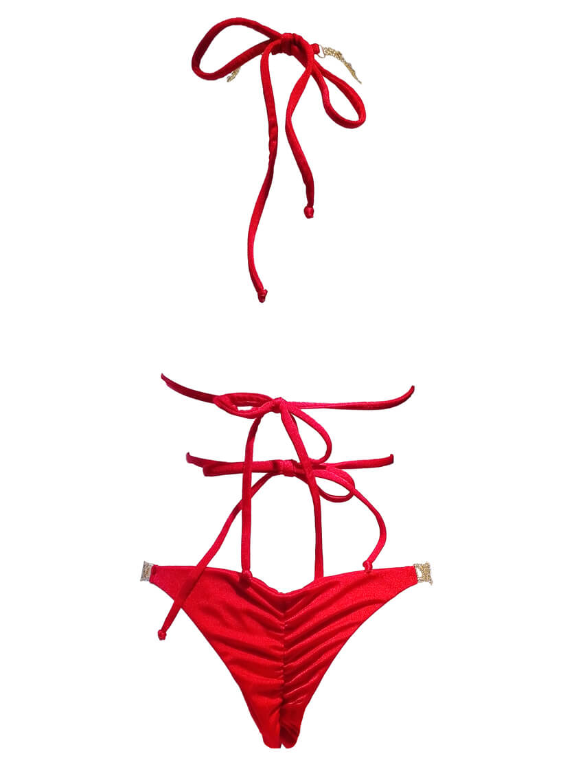 June Triangle Top & Tango Bottom - Red