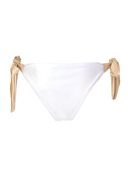 Trish Tie Side Bottom - White