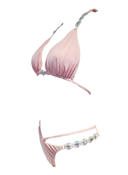 Shanel Triangle Top & Tango Bottom - Powder Pink