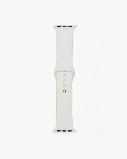 Silicone Apple Watch Band - White