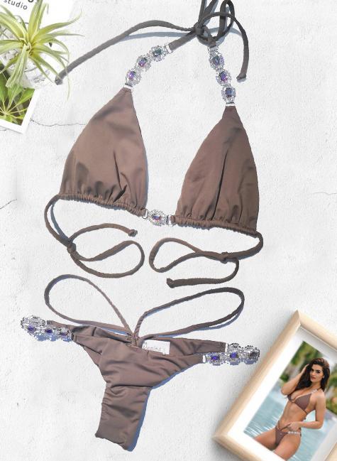 Shanel Triangle Top & Tango Bottom - Brown