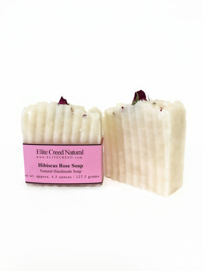 Savon artisanal à la rose d’hibiscus