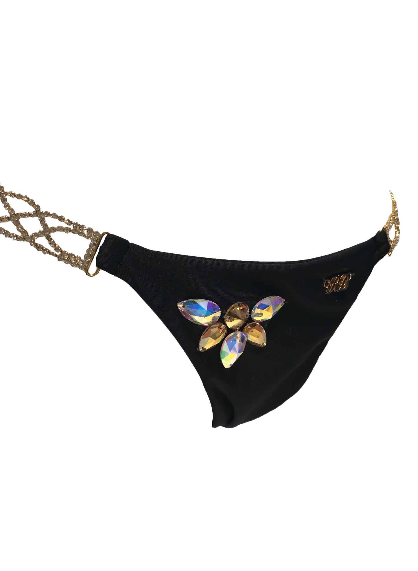 Athena Triangle Top & Tango Bottom - Black