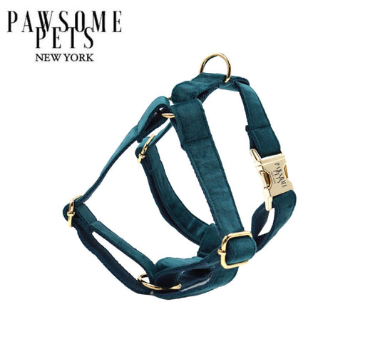 Step in Harness Drk Green