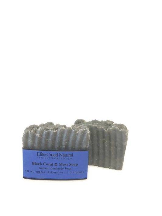 Black Coral Moss Handmade Soap
