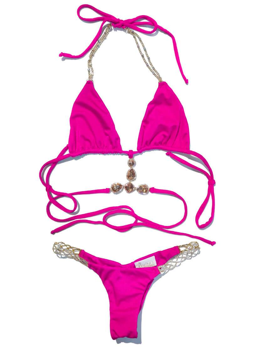 June Triangle Top & Tango Bottom - Pink