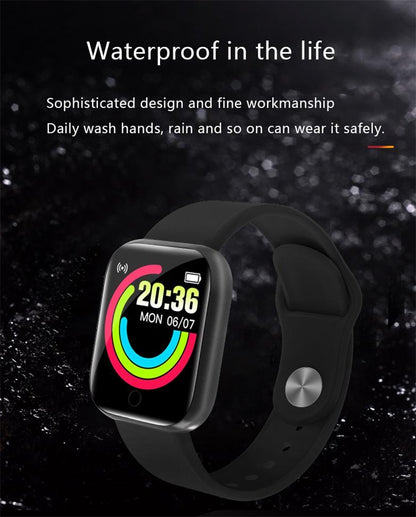 Smart Watch With Bracelet - Black