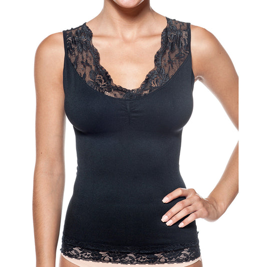 Seamless Shaping Tank Top/ Lace Detail