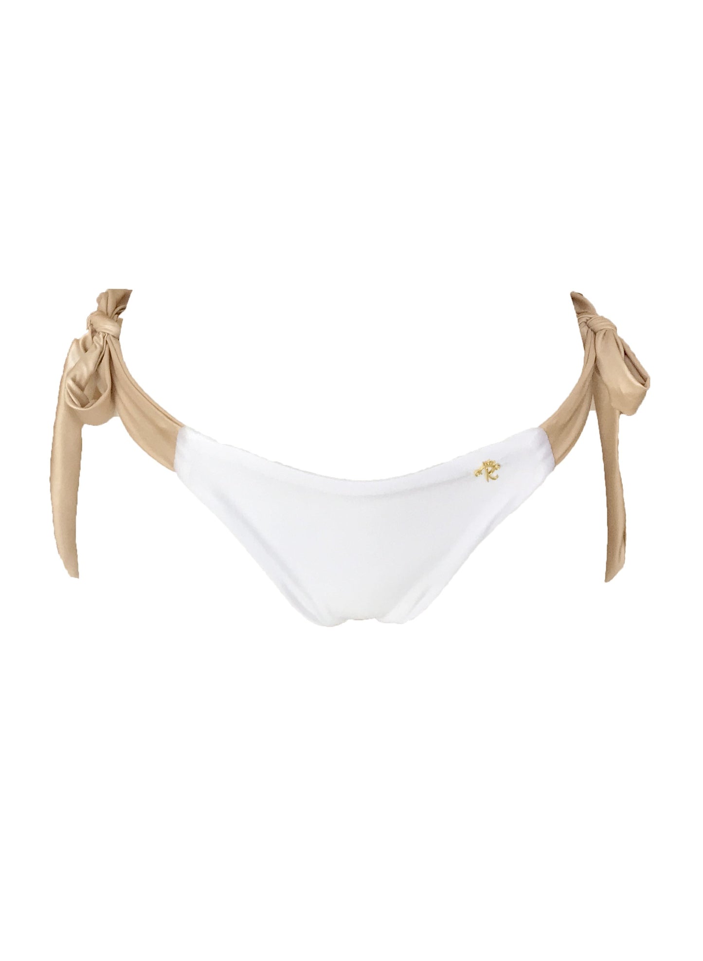 Trish Tie Side Bottom - White