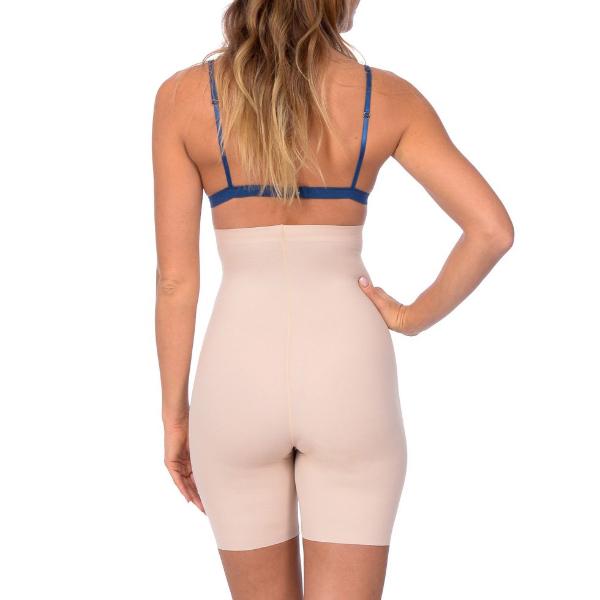 Hi Waist Long Boy Leg Shaper With Targeted Double Front Panel
