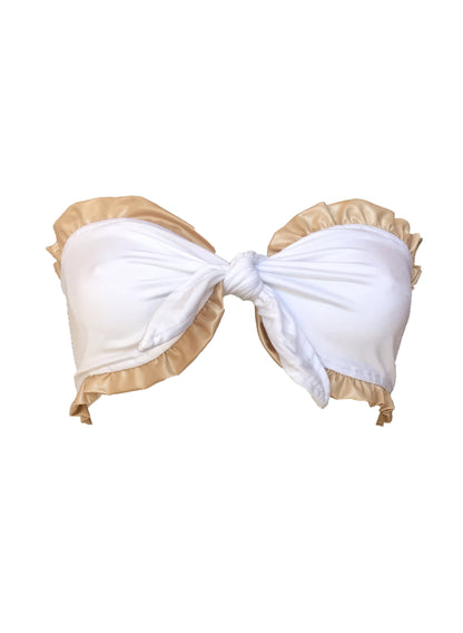 Lexy Bandeau Top - White