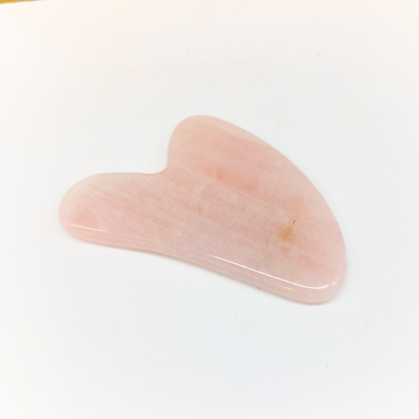 Outil de massage Gua Sha au quartz rose