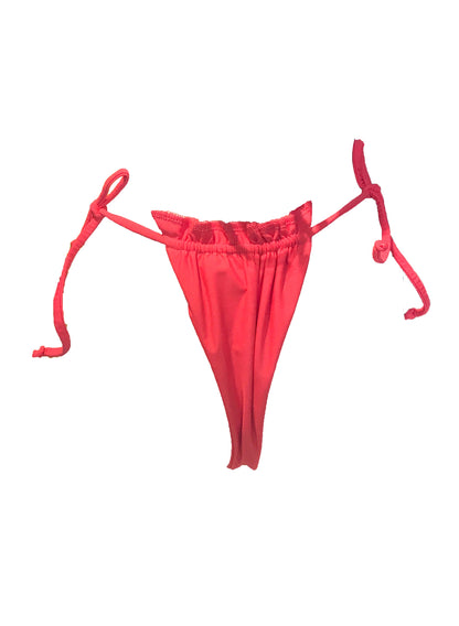 LUXE Candy Thong Bottom - Coral