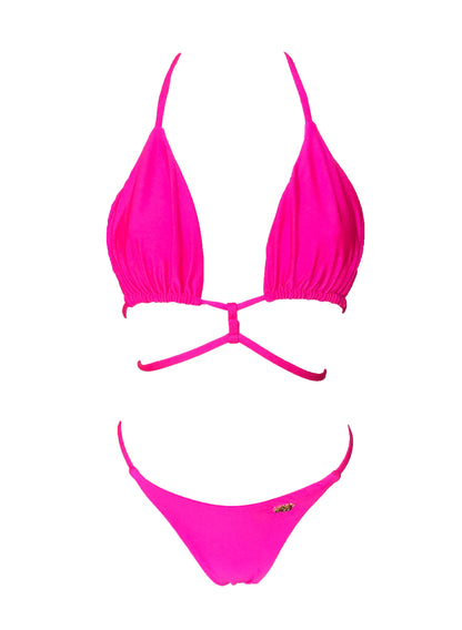 Ella Triangle Top & Tango Bottom - Pink