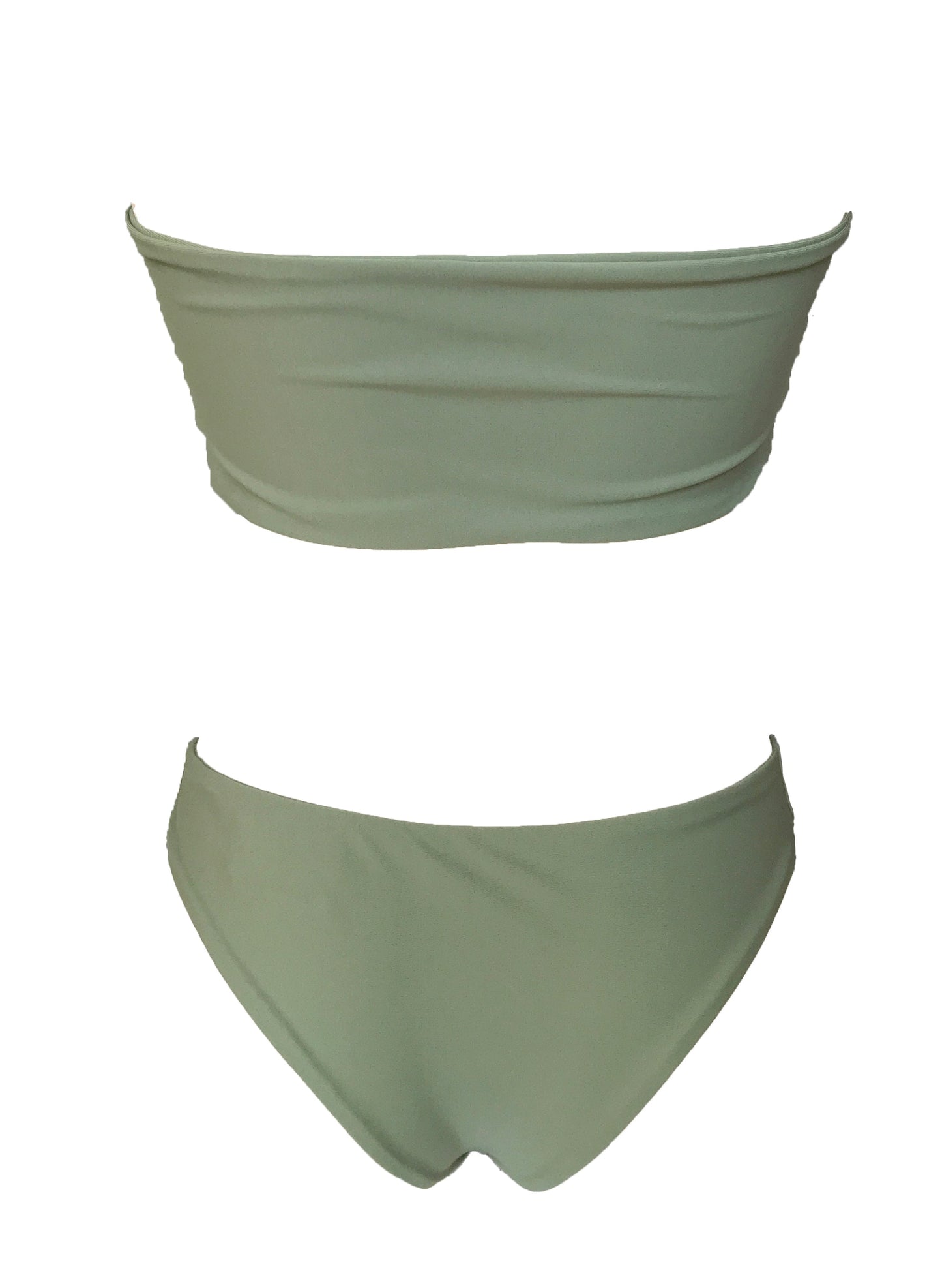 Zoey Bandeau Top & Classic Bottom - Khaki