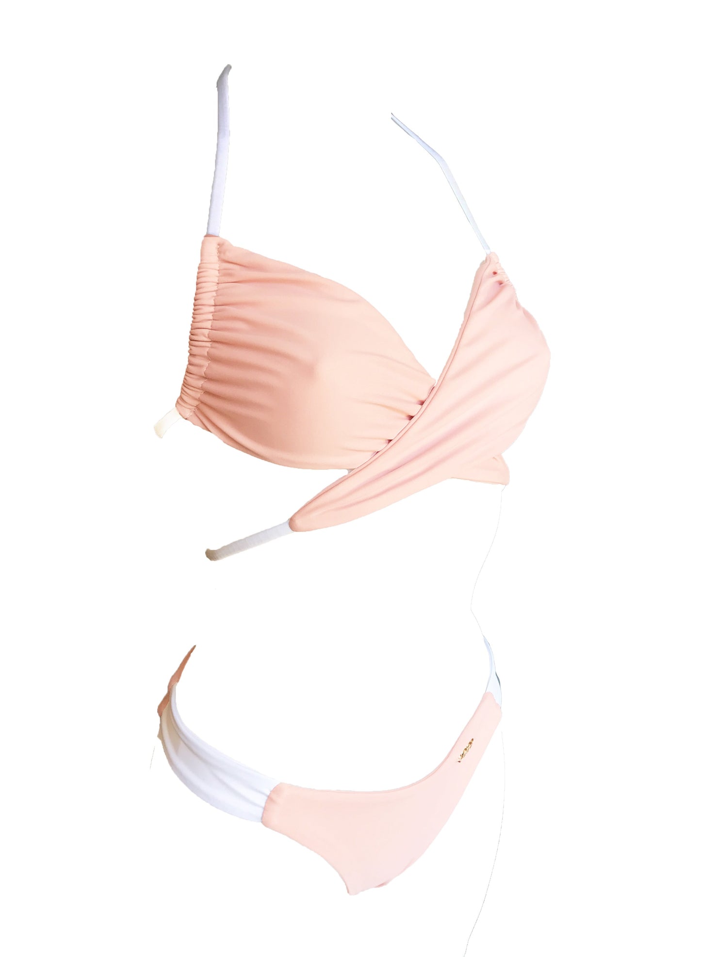 Niké Wrap Top & Classic Bottom - Powder Pink