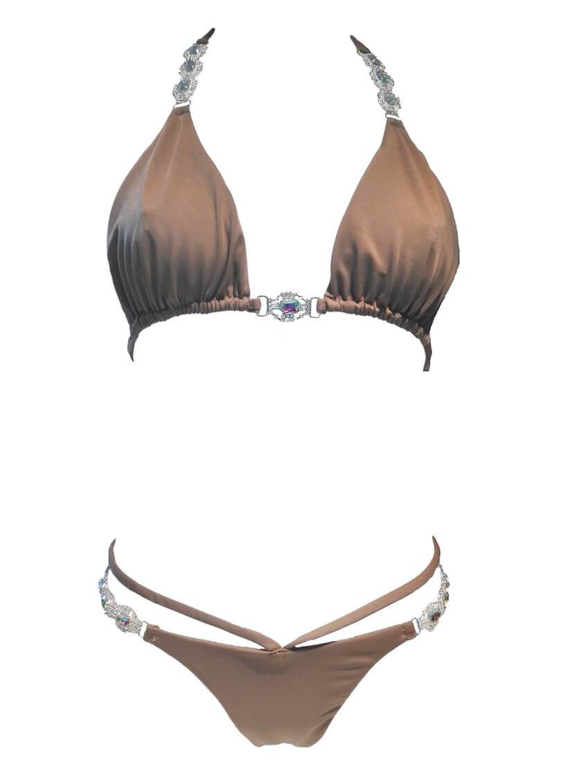 Shanel Triangle Top & Tango Bottom - Brown