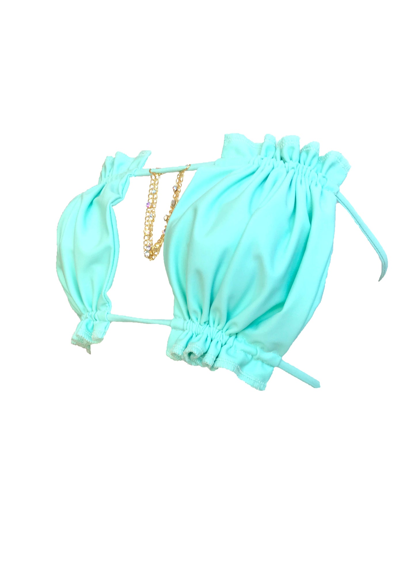 LUXE Candy Bandeau Top - Mint Green