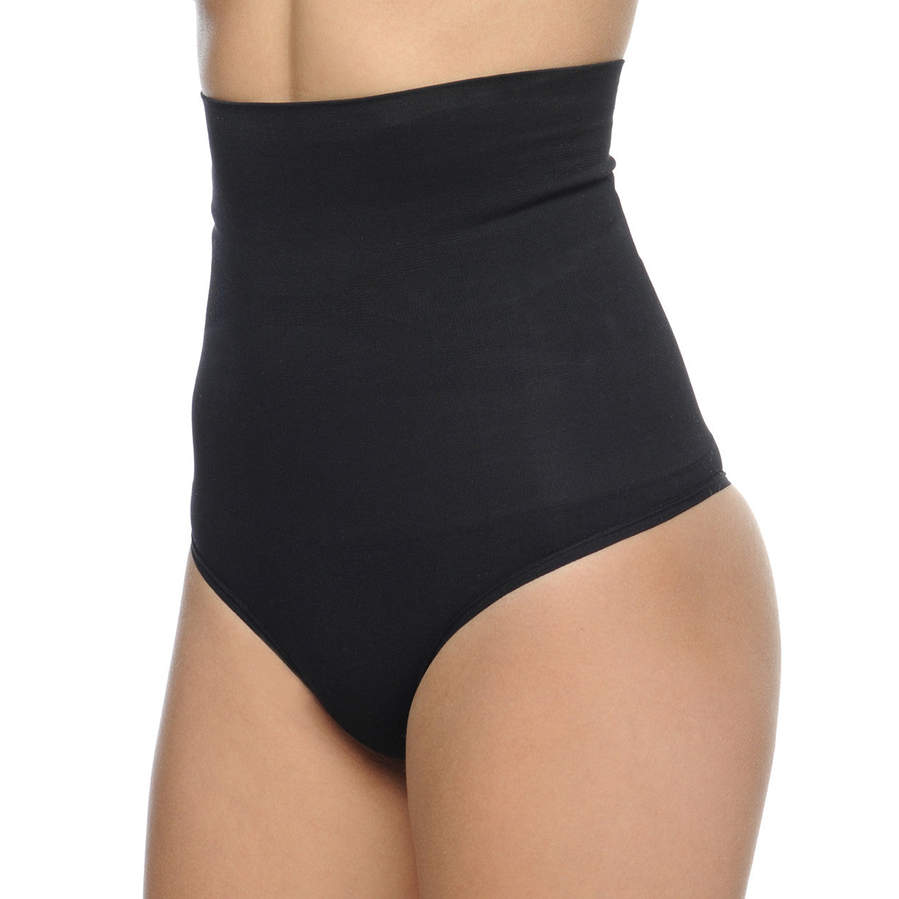 Seamless Hi-Waist Shaper With Thong Bottom