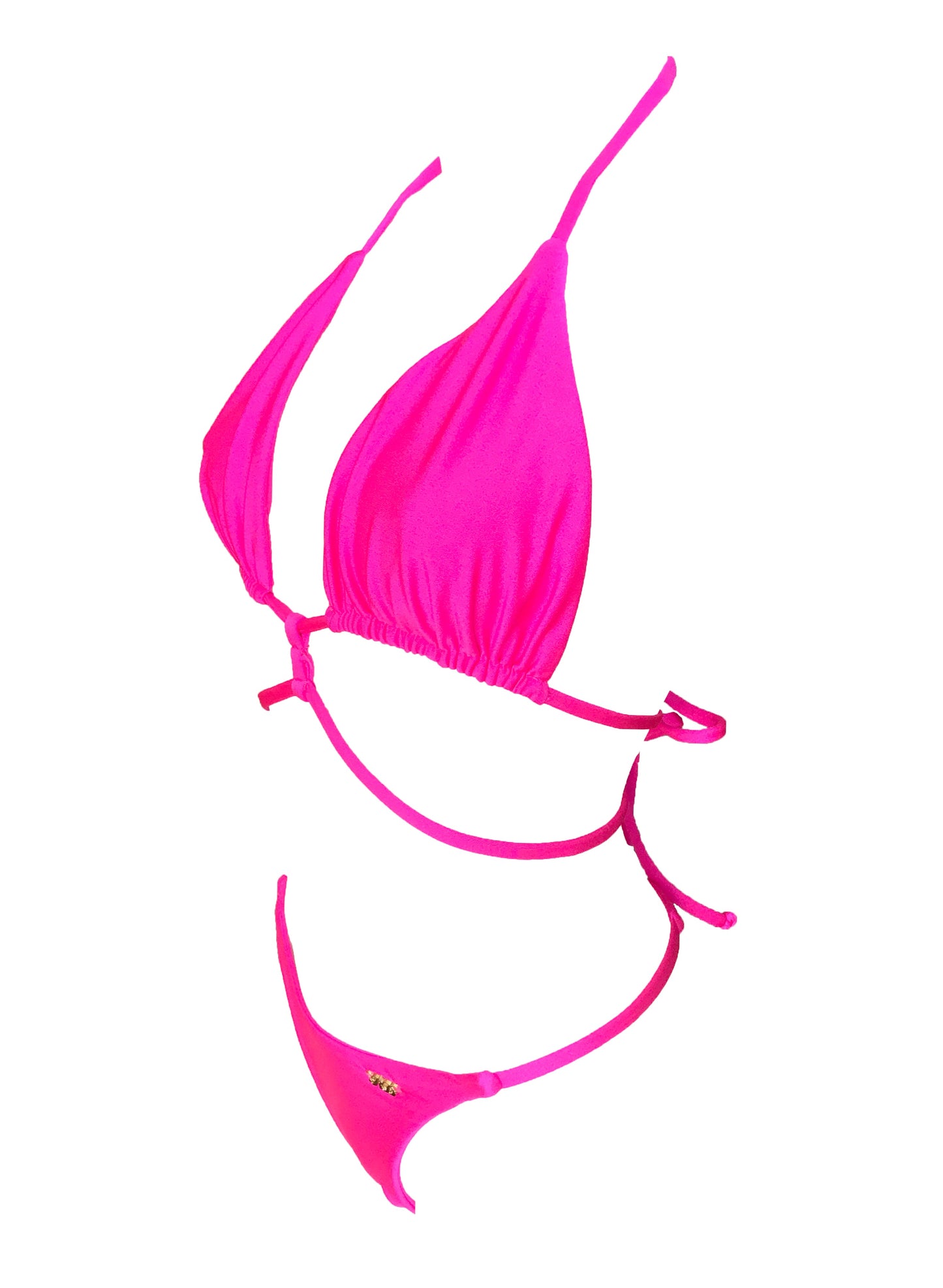 Ella Triangle Top & Tango Bottom - Pink