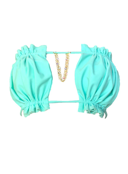 LUXE Candy Bandeau Top - Mint Green