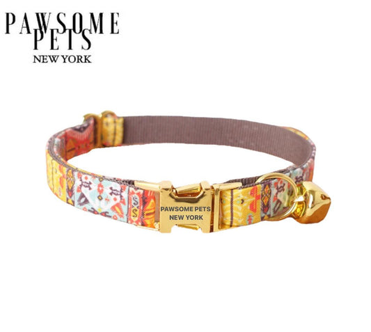 Dog & Cat Collar Brown Multi