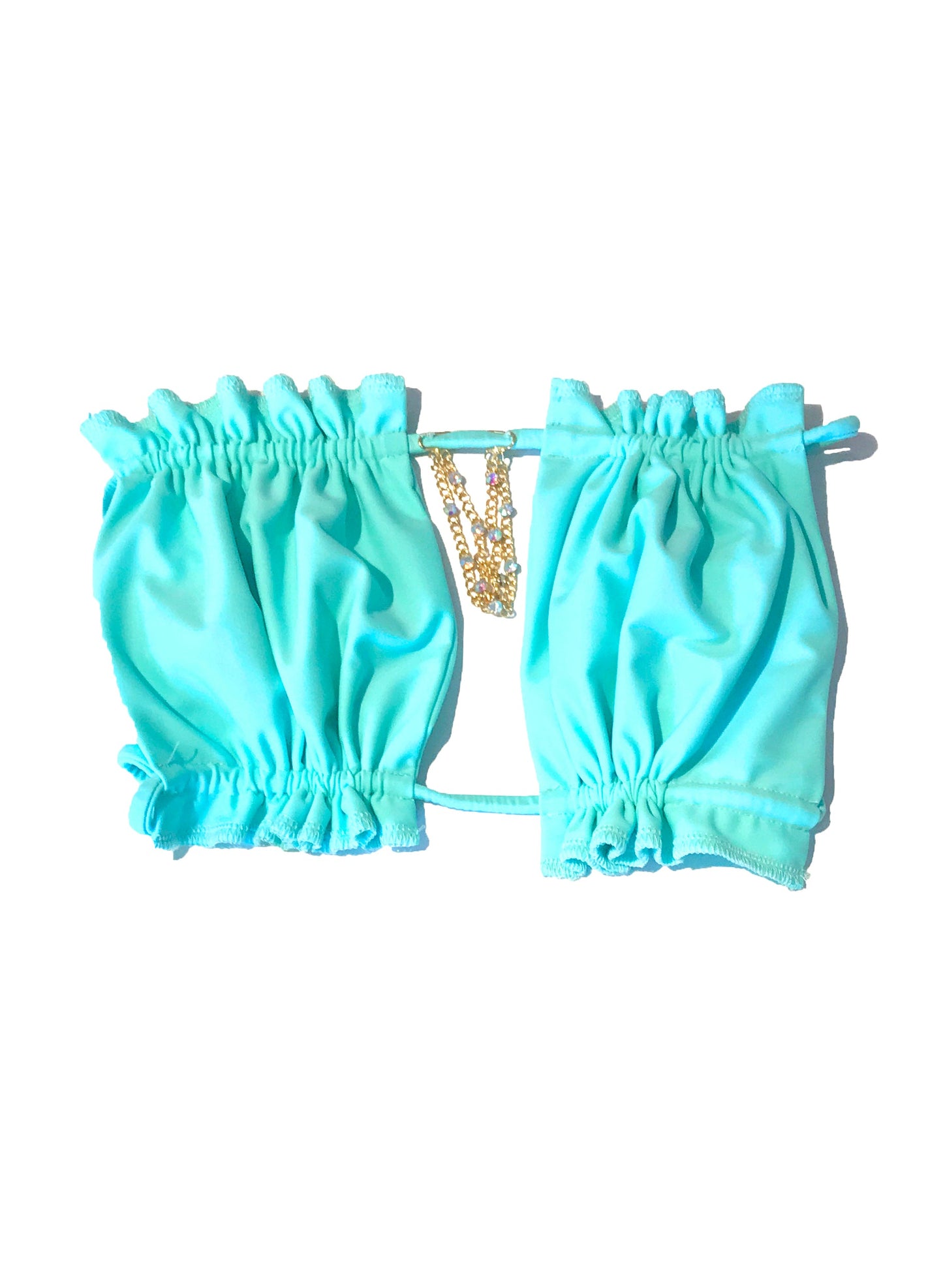 LUXE Candy Bandeau Top - Mint Green